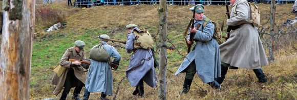 Фоторепортаж: Военно-историческая реконструкция сражения Первой Мировой войны (+видео)