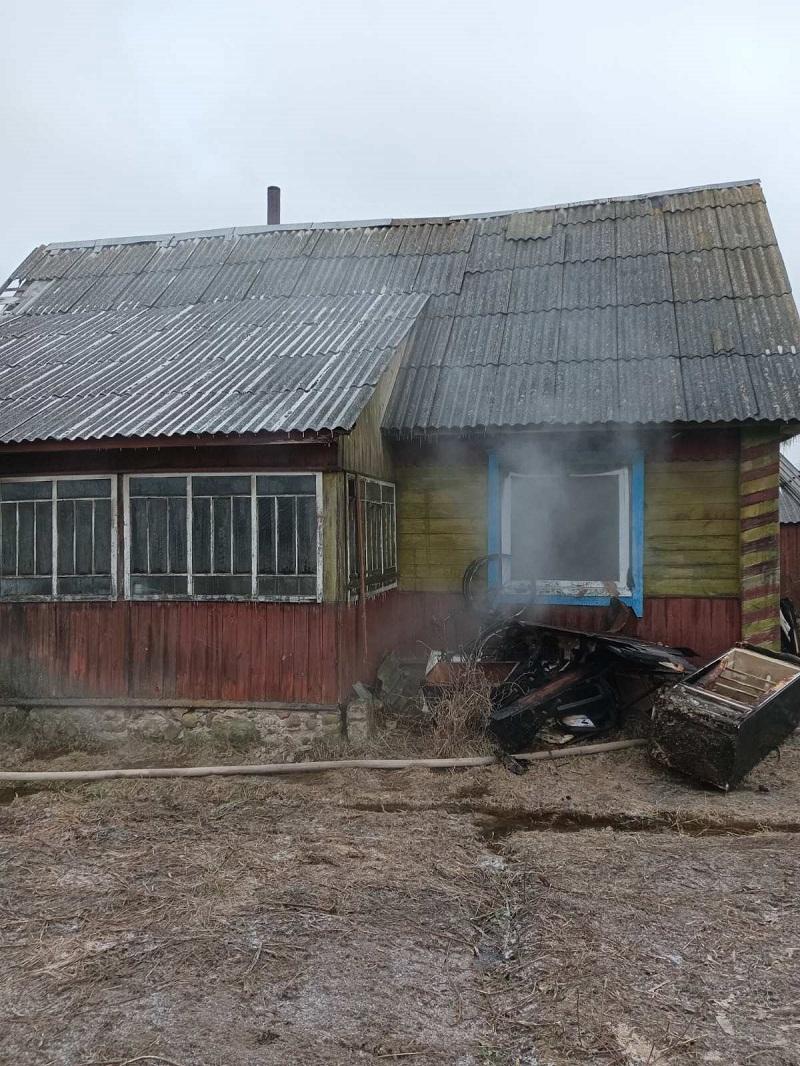 2 января пожар в Воропаево унёс жизнь человека — Новости в Поставах