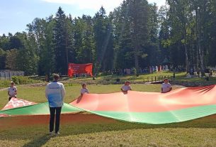 В Верхнедвинском районе проходит Молодежный белорусско-российский образовательно-патриотический лагерь «Курган-2024»