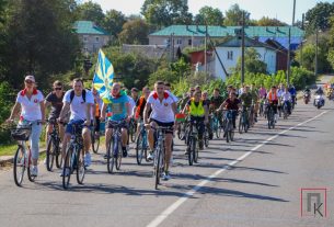 Велопробег "Мы едины" прошёл в Поставах накануне Дня народного единства