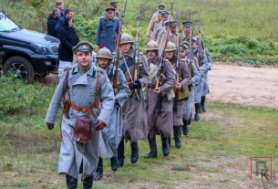 Фоторепортаж: В Поставах перезахоронили останки воинов, погибших во время Первой Мировой войны